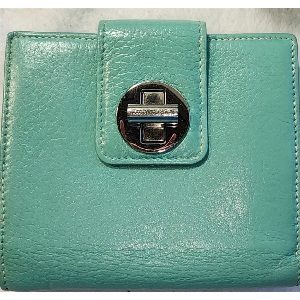 Tiffany & Company Vintage Blue Turn Lock Wallet - Picture 5 of 16